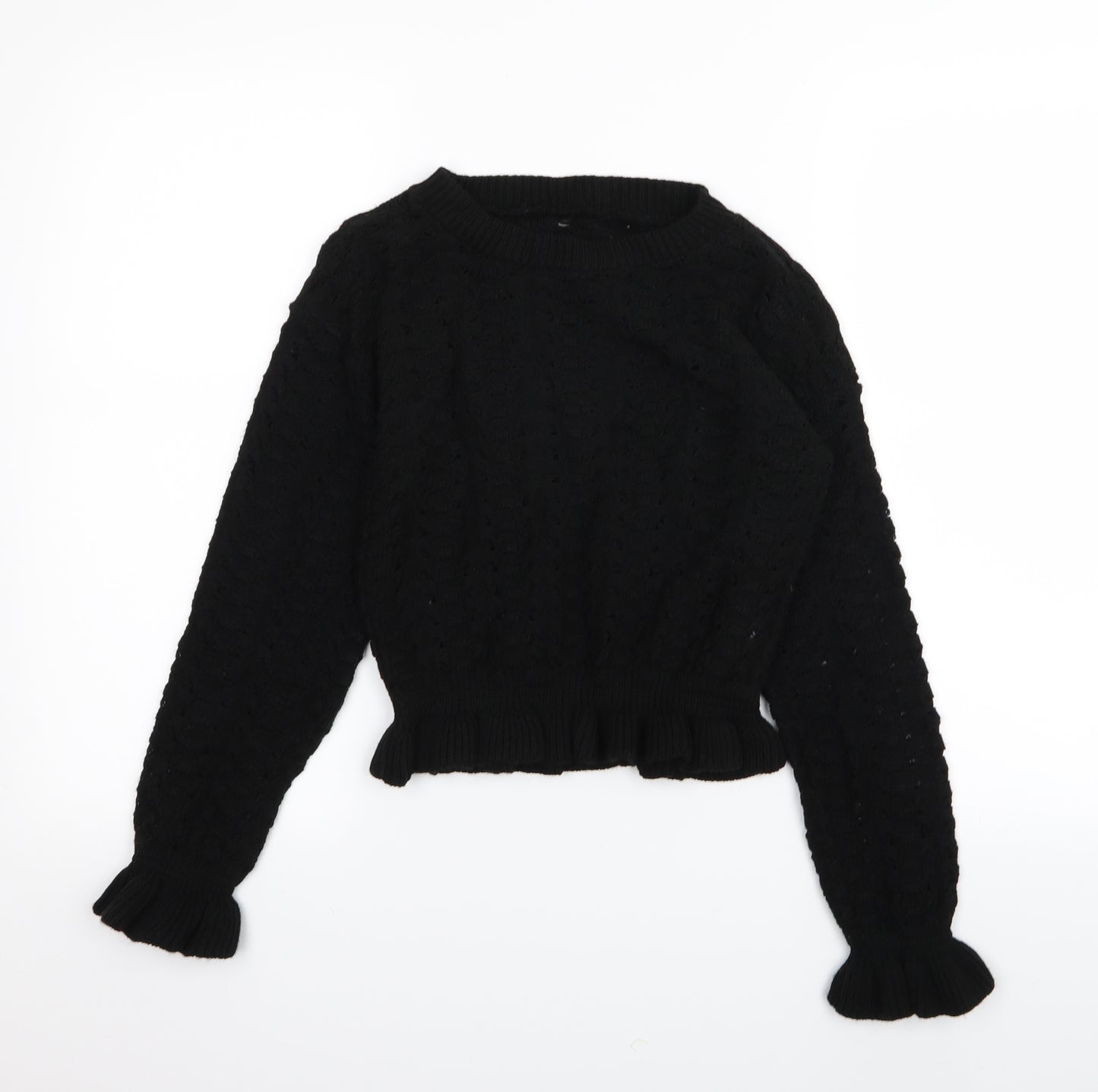 Preworn Womens Black   Pullover Jumper Size M