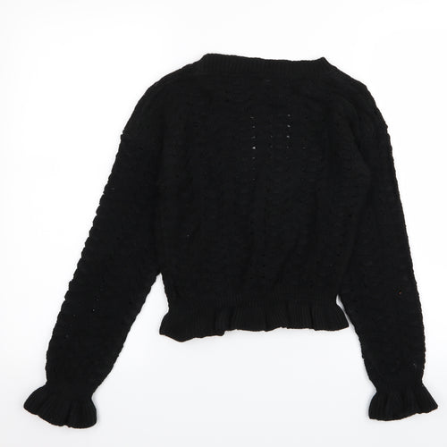 Preworn Womens Black   Pullover Jumper Size M