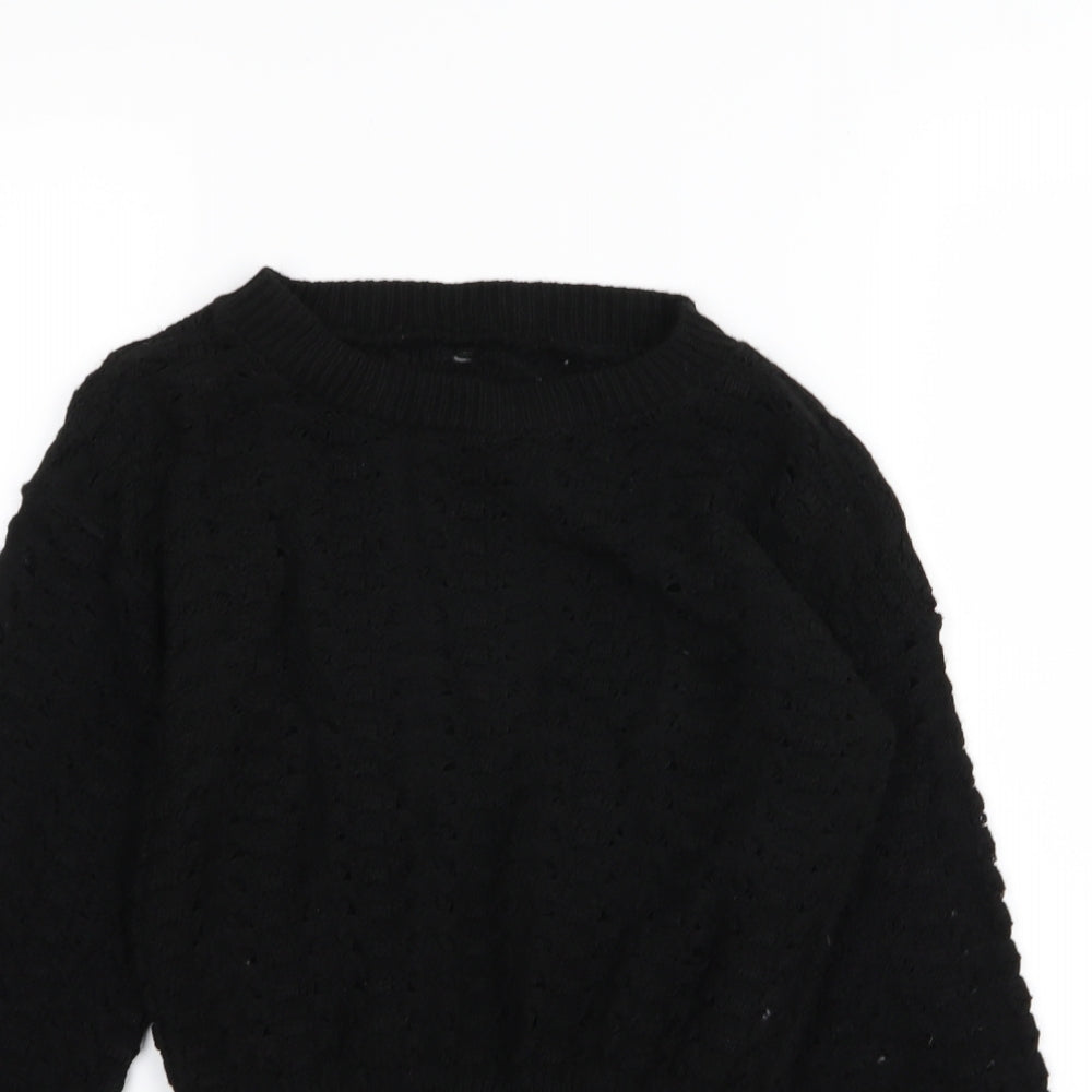 Preworn Womens Black   Pullover Jumper Size M