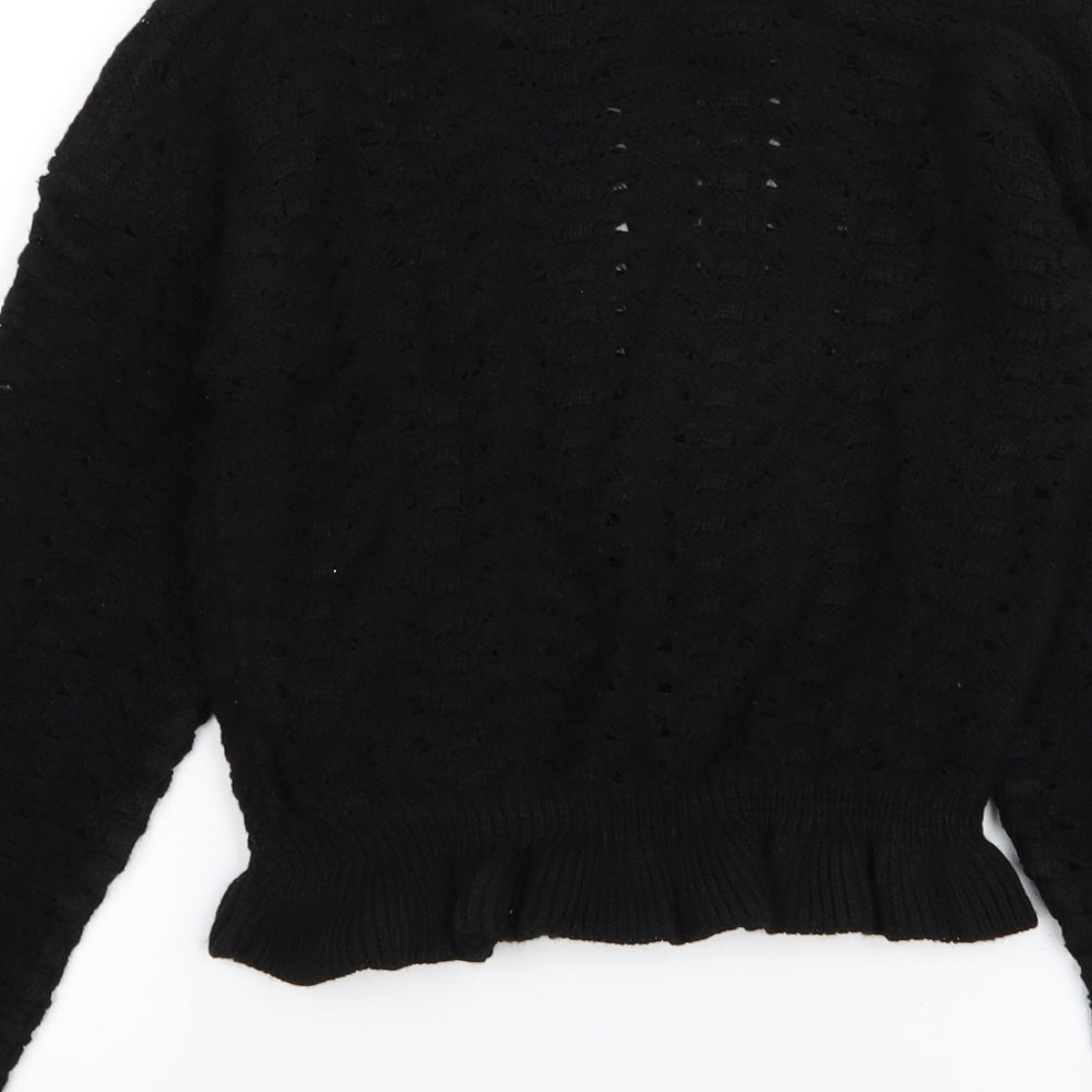 Preworn Womens Black   Pullover Jumper Size M