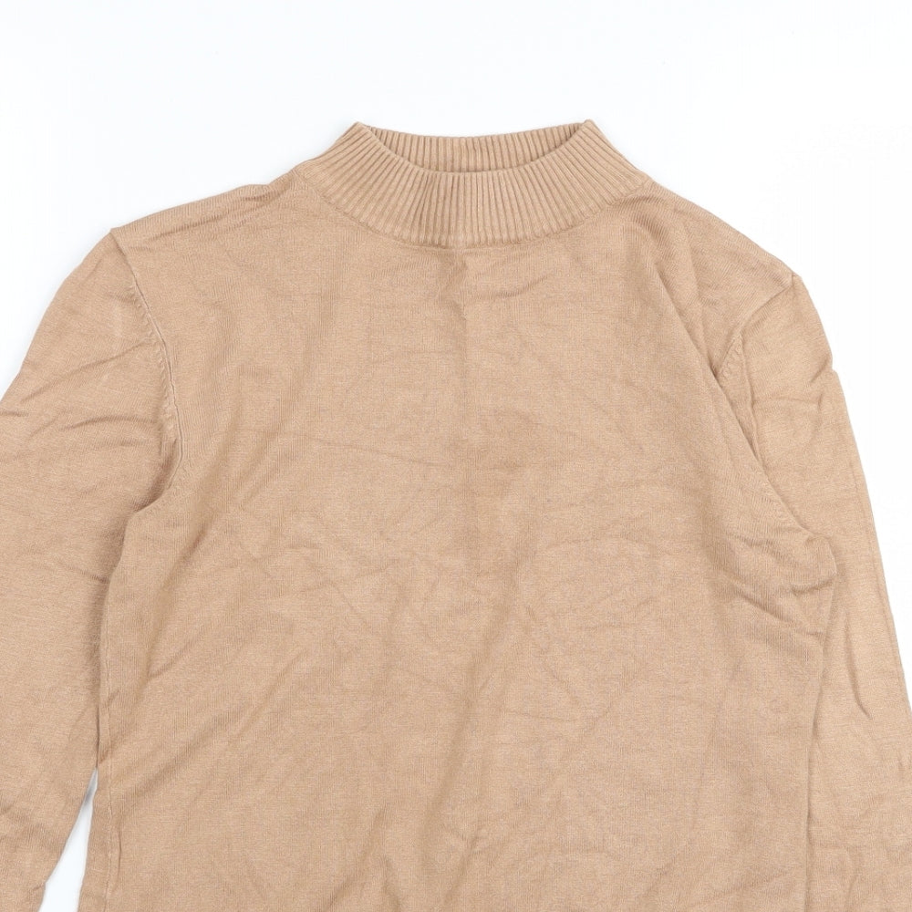 New Look Womens Beige   Basic T-Shirt Size 8