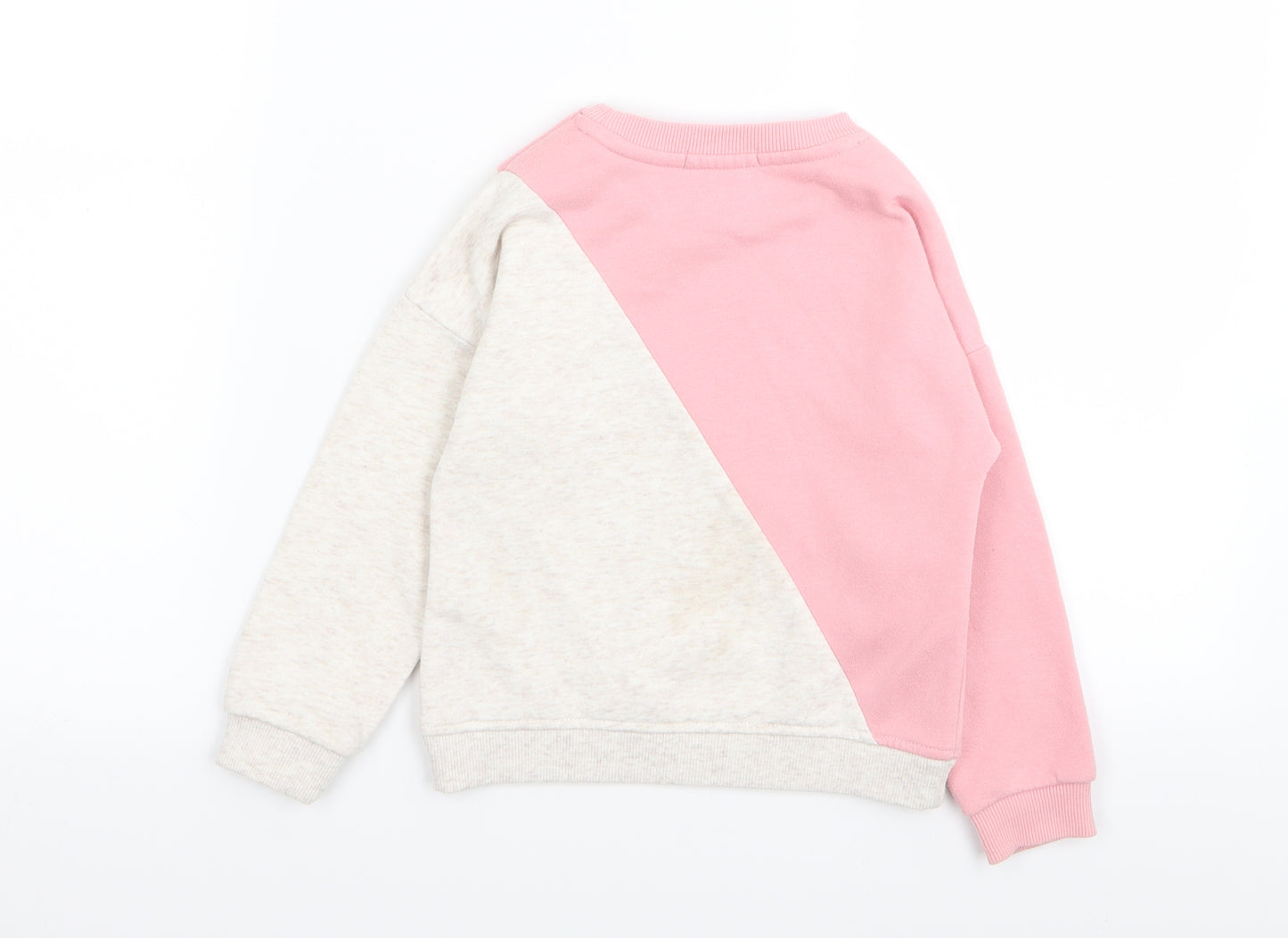 Primark Girls Multicoloured   Pullover Jumper Size 3-4 Years  - sequin