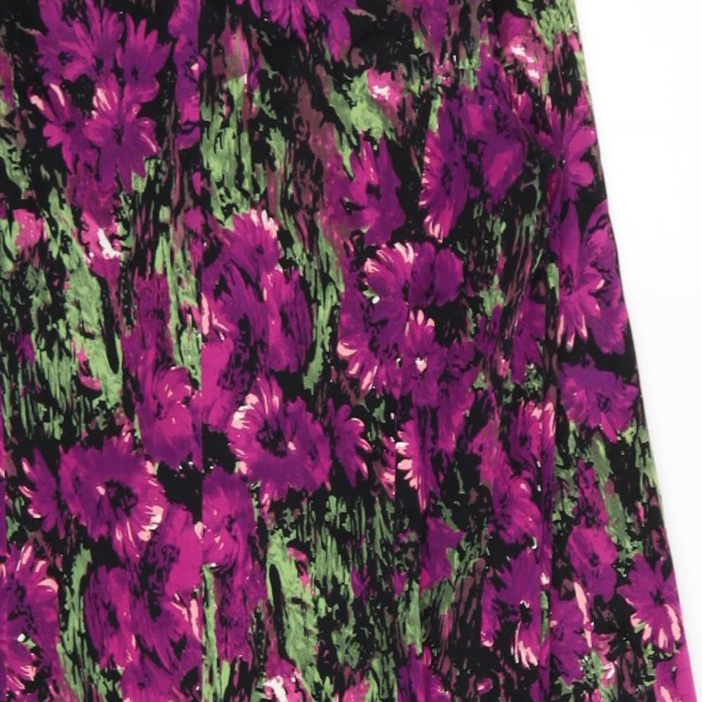 Primark Womens Multicoloured Floral  Overcoat Coat Size 12