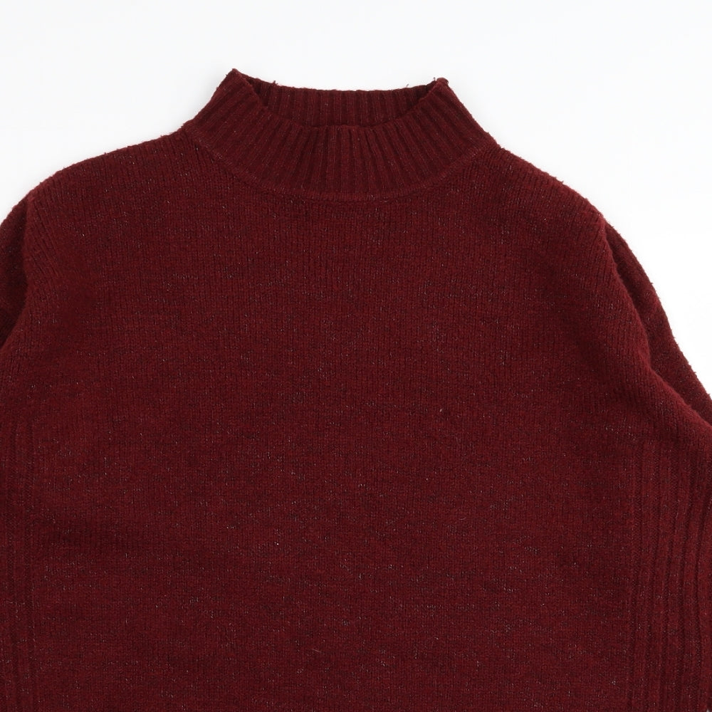 New Look Womens Red   Pullover Jumper Size 12