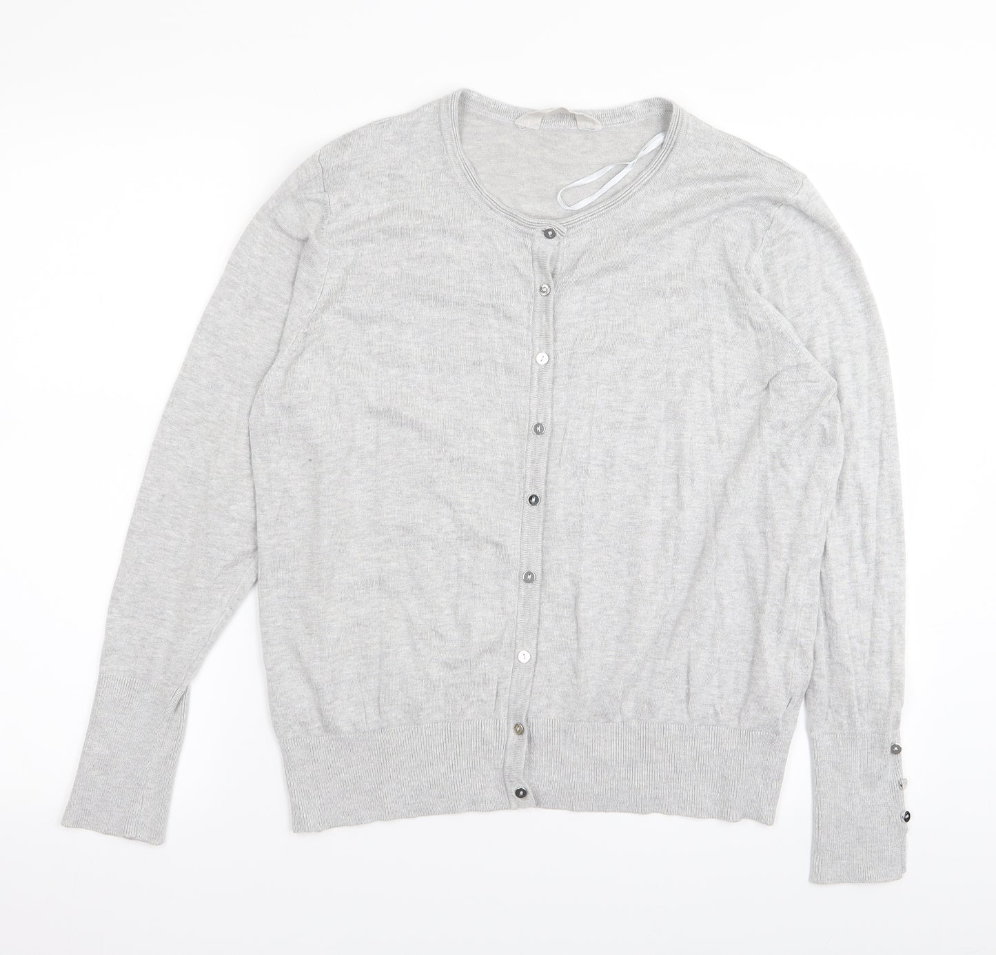 Primark Womens Grey   Cardigan Jumper Size 18
