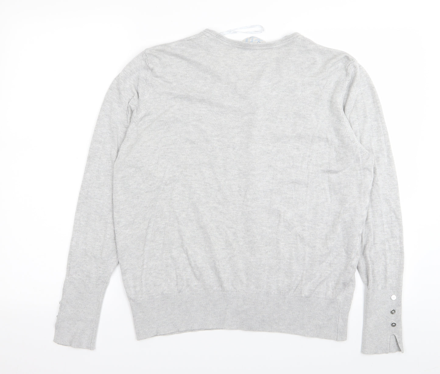Primark Womens Grey   Cardigan Jumper Size 18