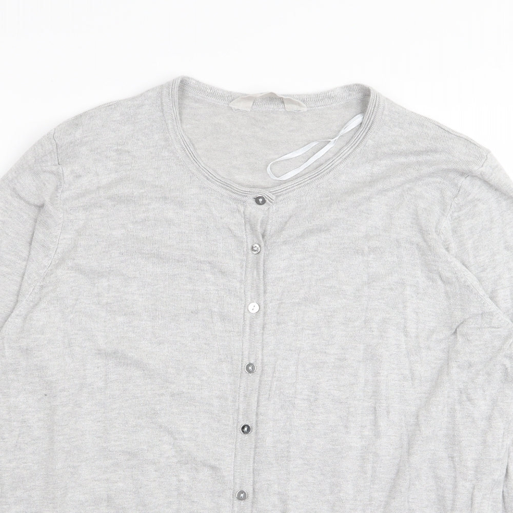 Primark Womens Grey   Cardigan Jumper Size 18