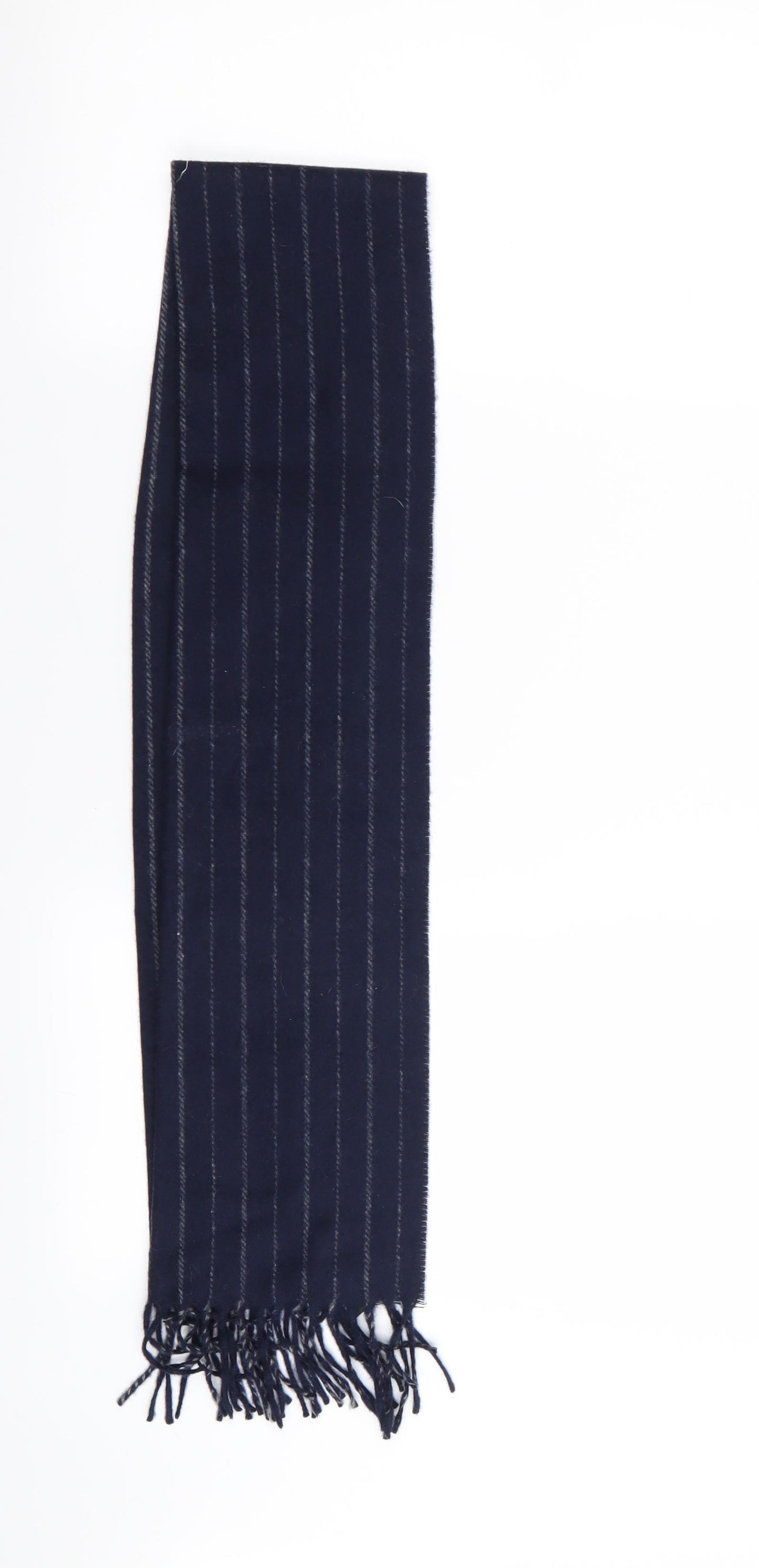 Guy Laroche Mens Blue Striped  Scarf  One Size