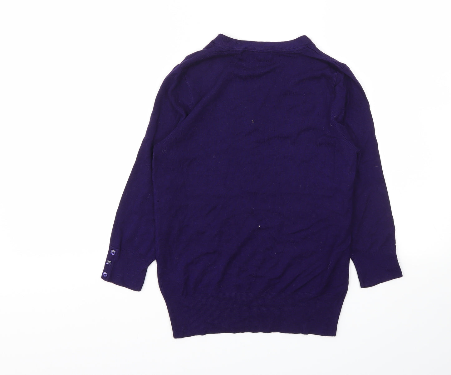 TU Womens Purple   Basic T-Shirt Size 10