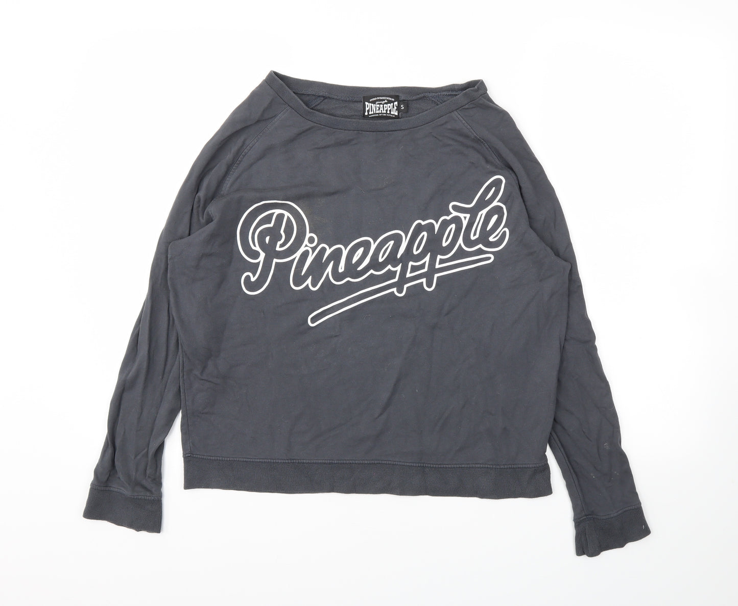 PINAPLE Womens Grey   Basic T-Shirt Size S