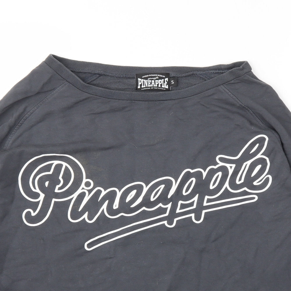 PINAPLE Womens Grey   Basic T-Shirt Size S