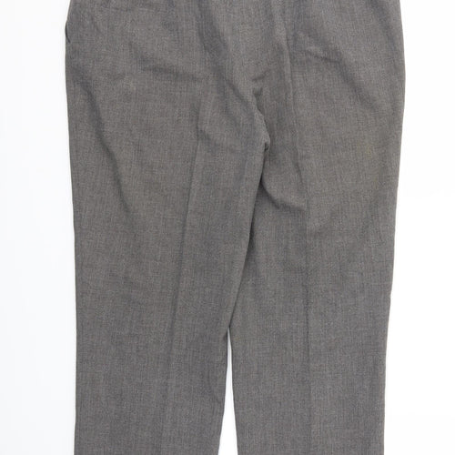 Preworn Womens Grey   Trousers  Size 34 L27 in