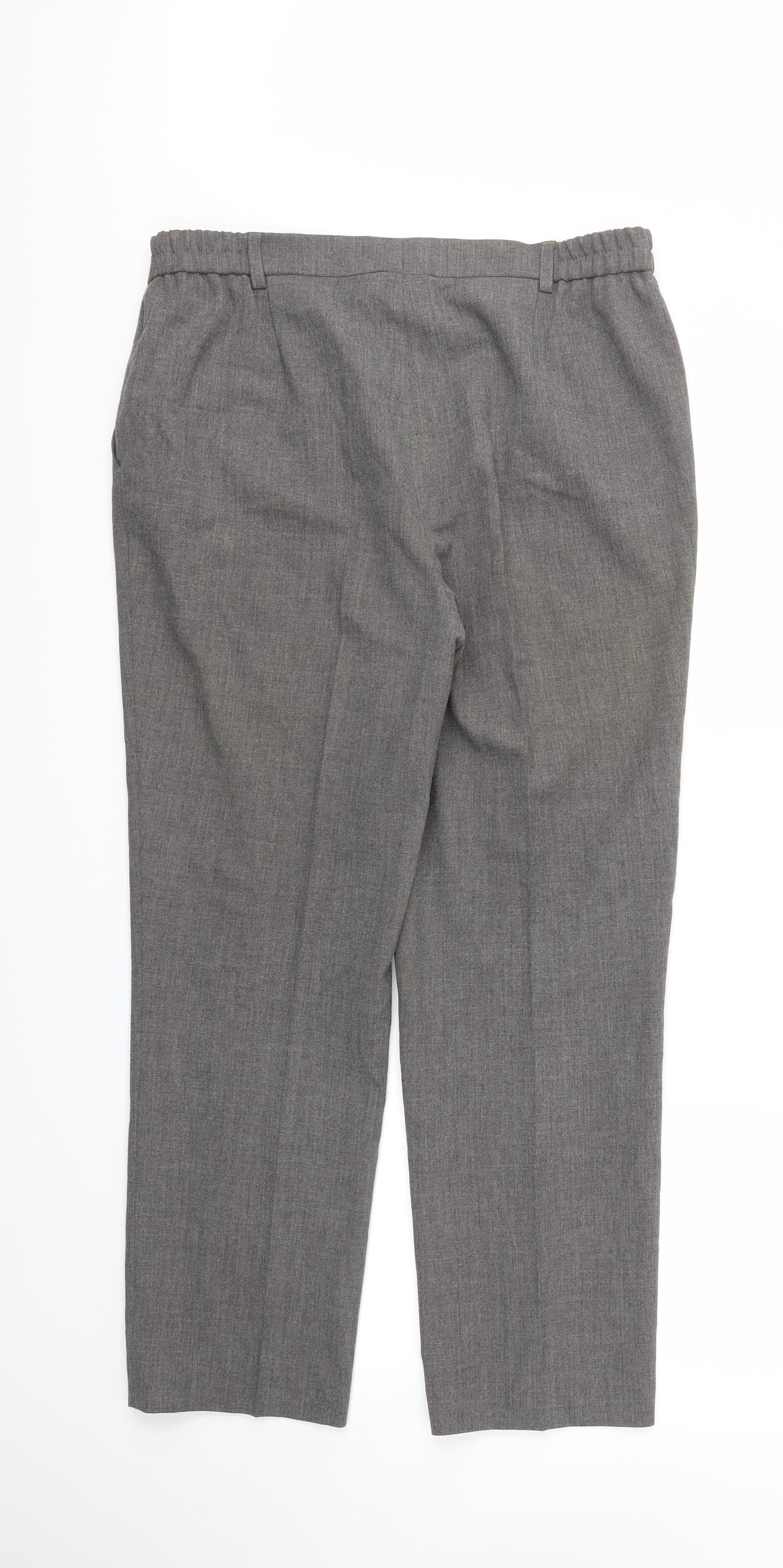 Preworn Womens Grey   Trousers  Size 34 L27 in