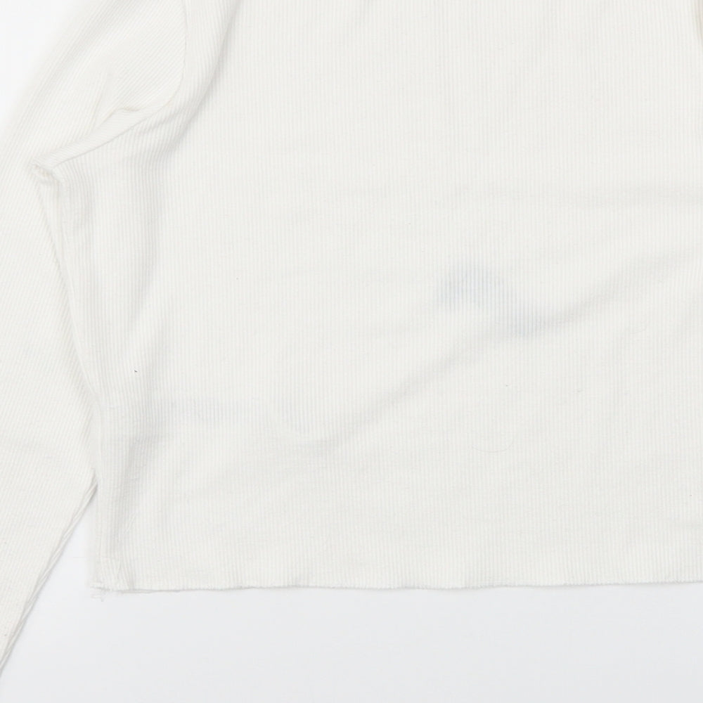 Primark Girls White   Basic T-Shirt Size 10-11 Years