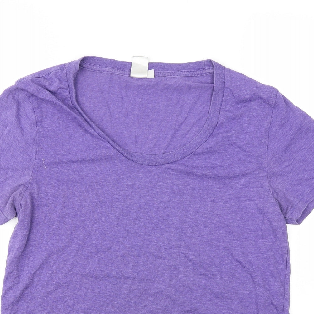 Topshop Womens Purple   Basic T-Shirt Size M
