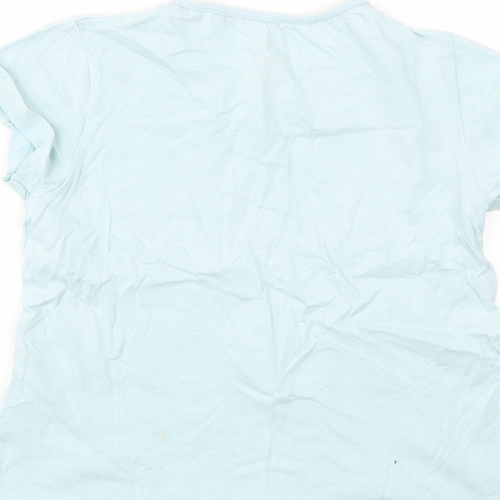 Lupilu Girls Blue   Basic T-Shirt Size 4-5 Years