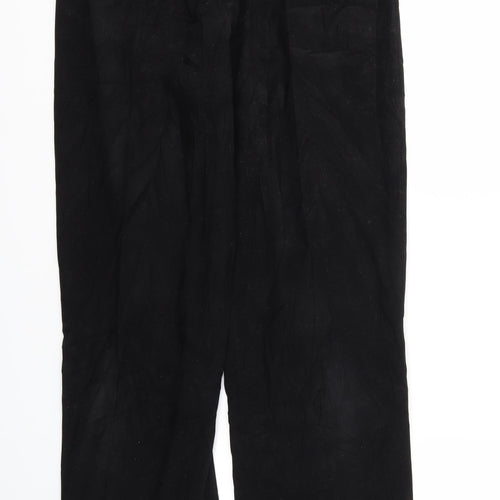 Preworn Womens Black   Trousers  Size 30 in L28 in