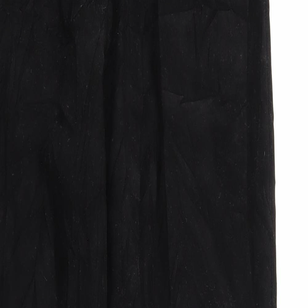 Preworn Womens Black   Trousers  Size 30 in L28 in