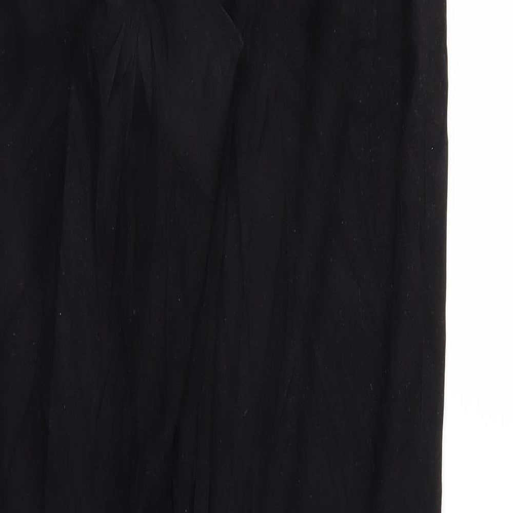 Preworn Womens Black   Trousers  Size 30 in L28 in