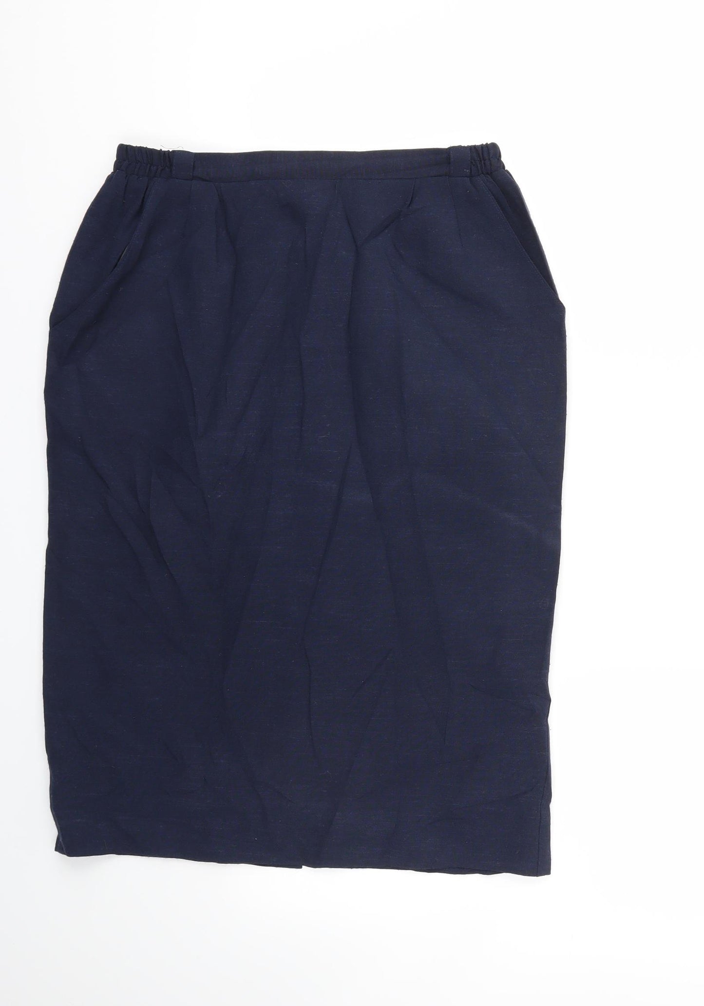 Davina Womens Blue   A-Line Skirt Size 14