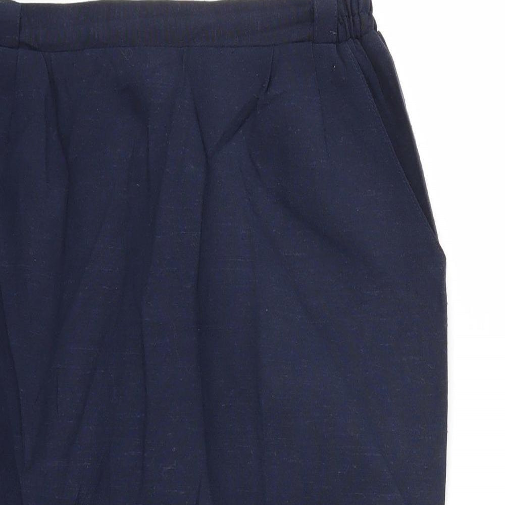 Davina Womens Blue   A-Line Skirt Size 14