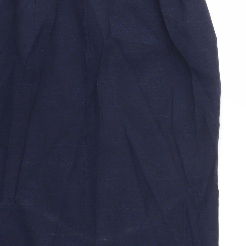 Davina Womens Blue   A-Line Skirt Size 14