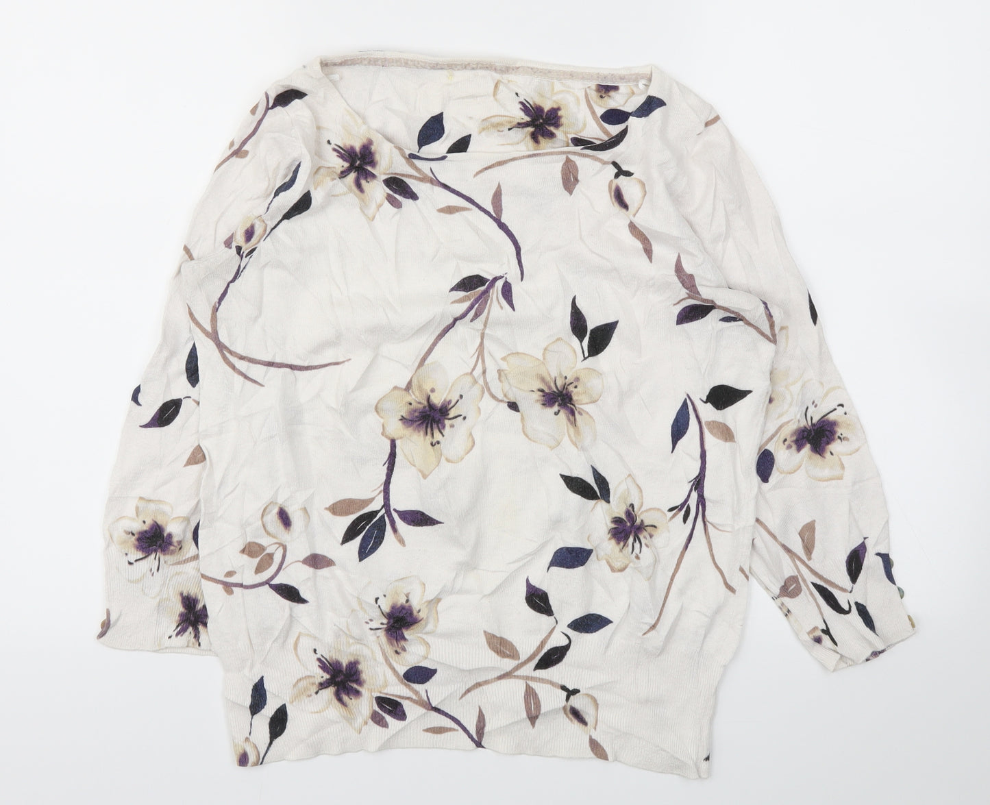 NEXT Womens Multicoloured Floral  Basic T-Shirt Size 14