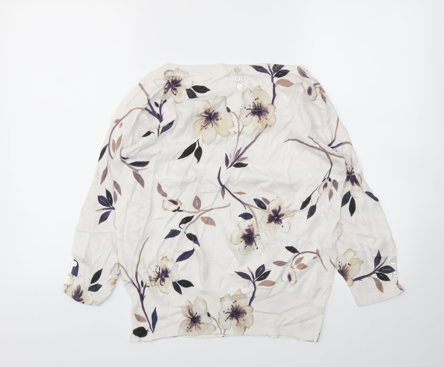 NEXT Womens Multicoloured Floral  Basic T-Shirt Size 14