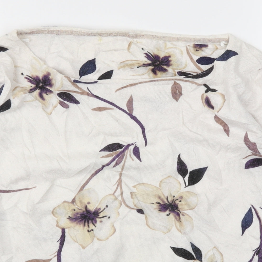 NEXT Womens Multicoloured Floral  Basic T-Shirt Size 14