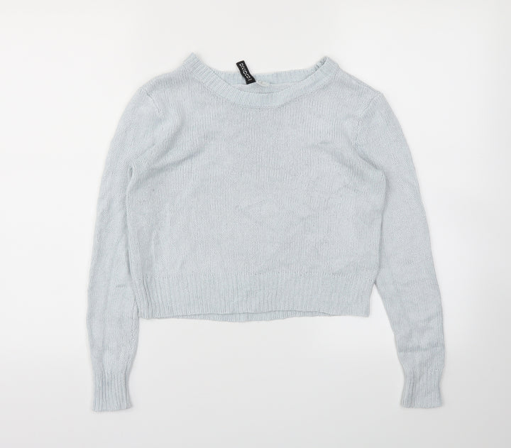 H&M Womens Blue Basic T-Shirt Size XS