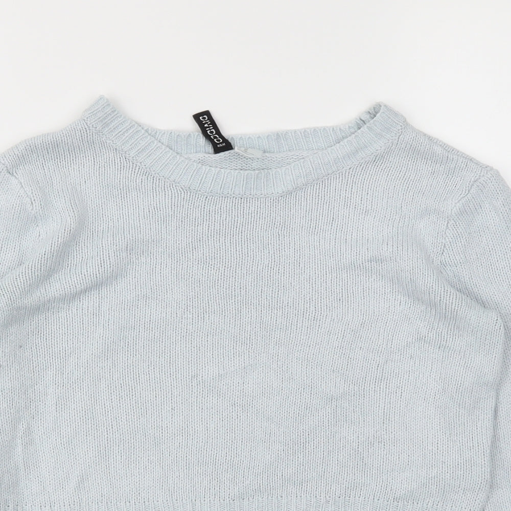 H&M Womens Blue   Basic T-Shirt Size XS