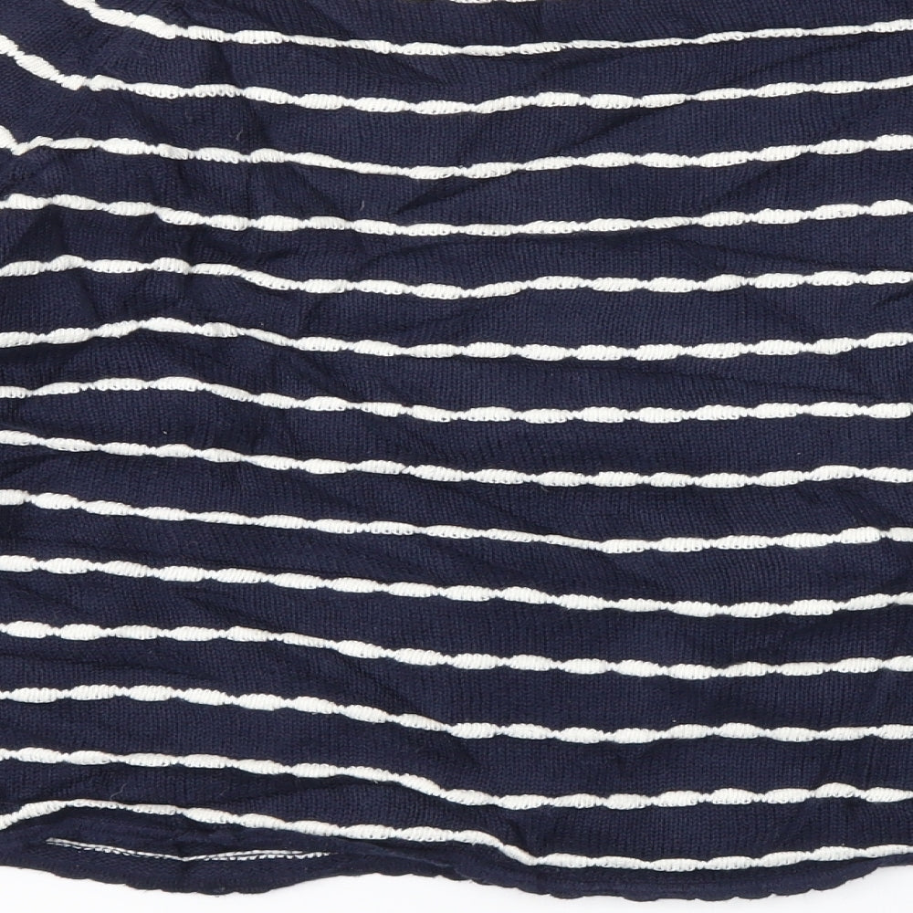 New Look Womens Blue Striped  Pullover Jumper Size 12