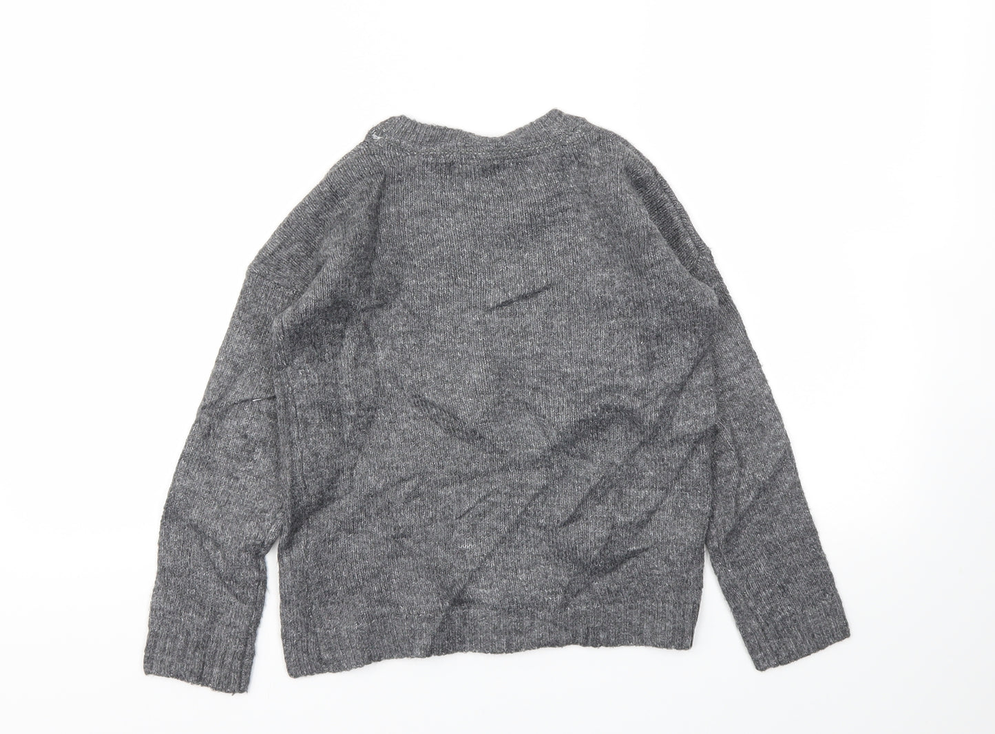 Primark Girls Grey   Pullover Hoodie Size 8-9 Years