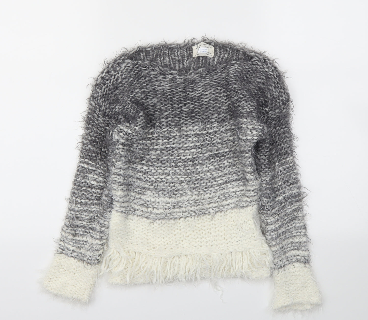 Zara Girls Grey   Pullover Sweatshirt Size 7 Years