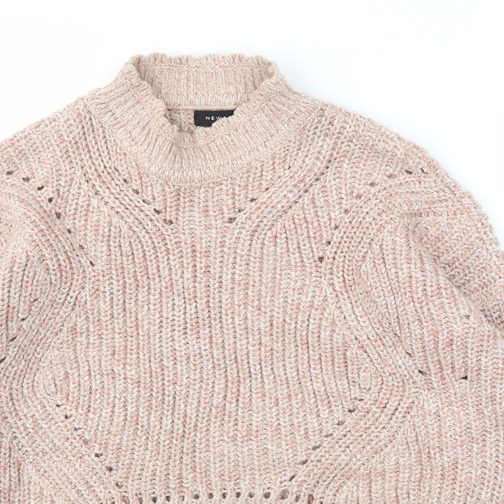 New Look Womens Pink   Pullover Jumper Size S