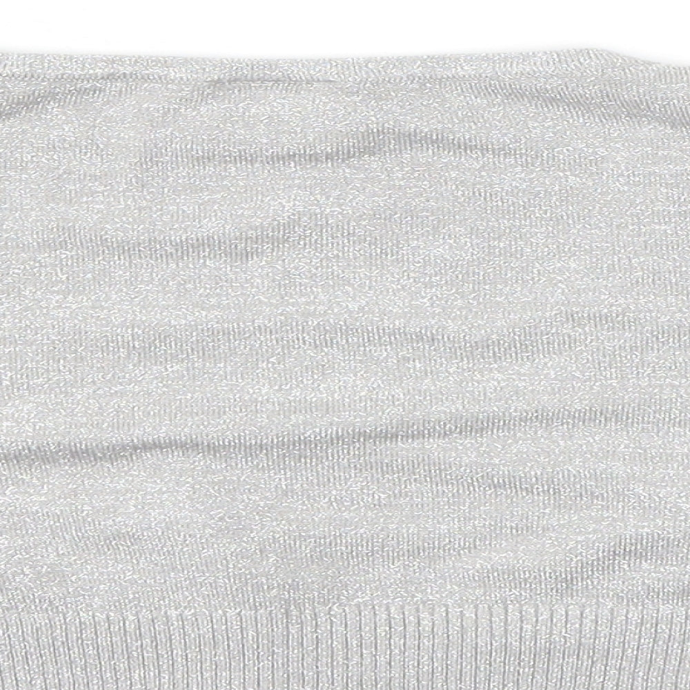 BAY Womens Grey   Cardigan Jumper Size 14