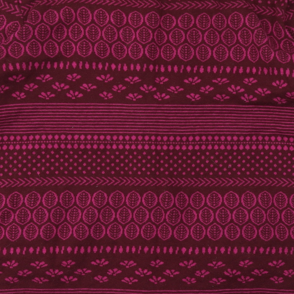Preworn Womens Pink Floral  Cardigan Jumper Size 2XL