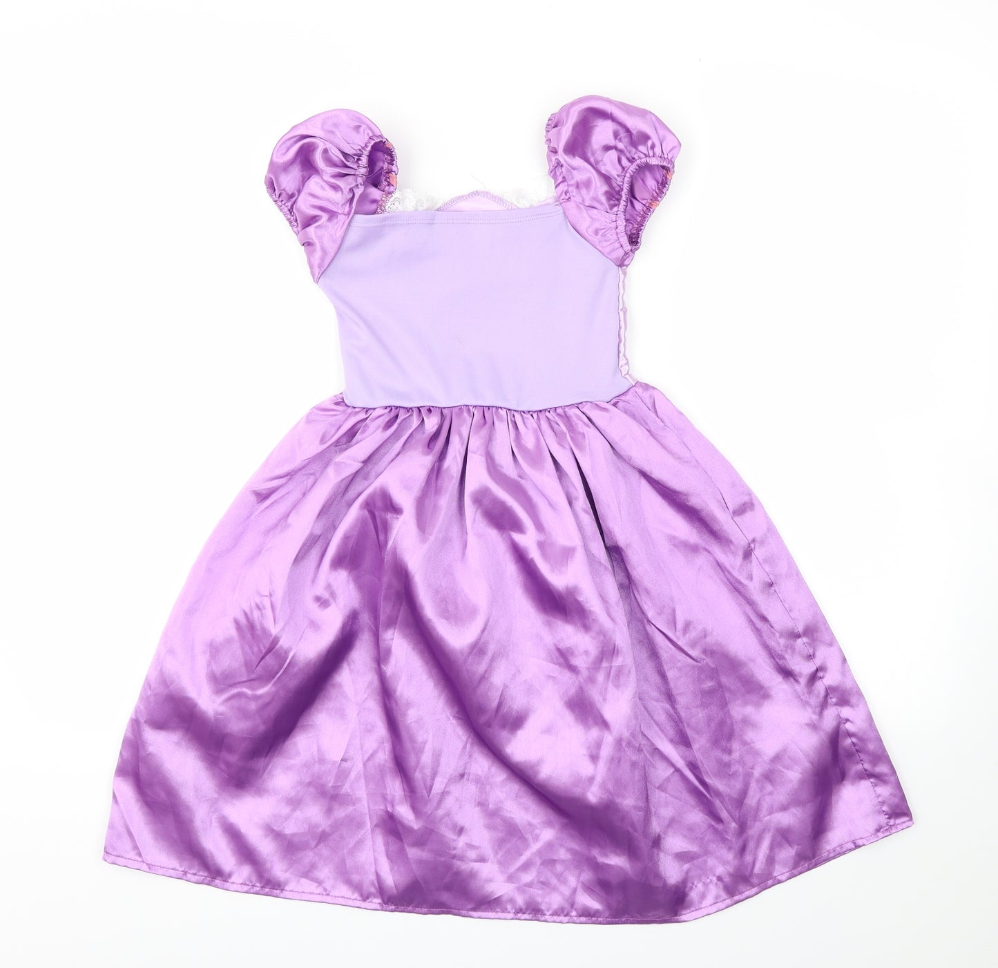 Disney Girls Purple Animal Print  Fit & Flare  Size 3-4 Years