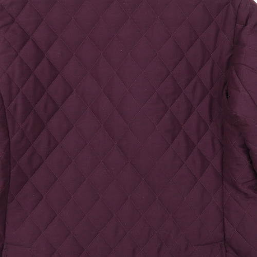 Preworn Womens Purple   Jacket Coat Size 14