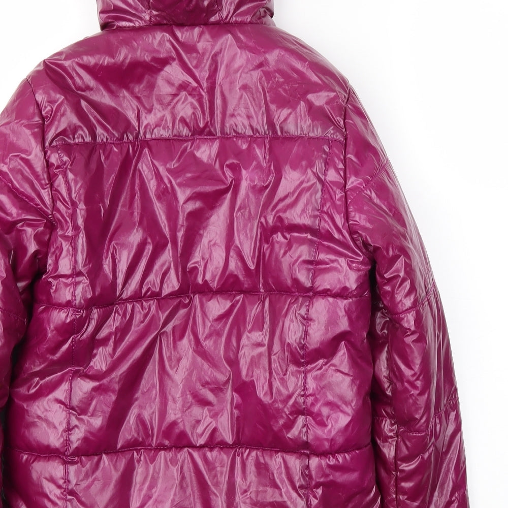 FIRETRANG Girls Pink   Basic Coat Coat Size 12-13 Years