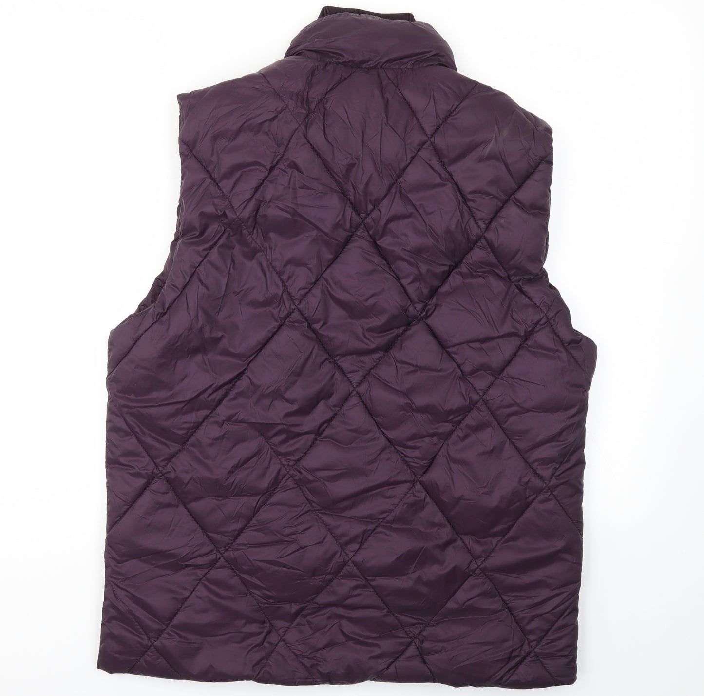Zara Mens Purple   Gilet Coat Size L