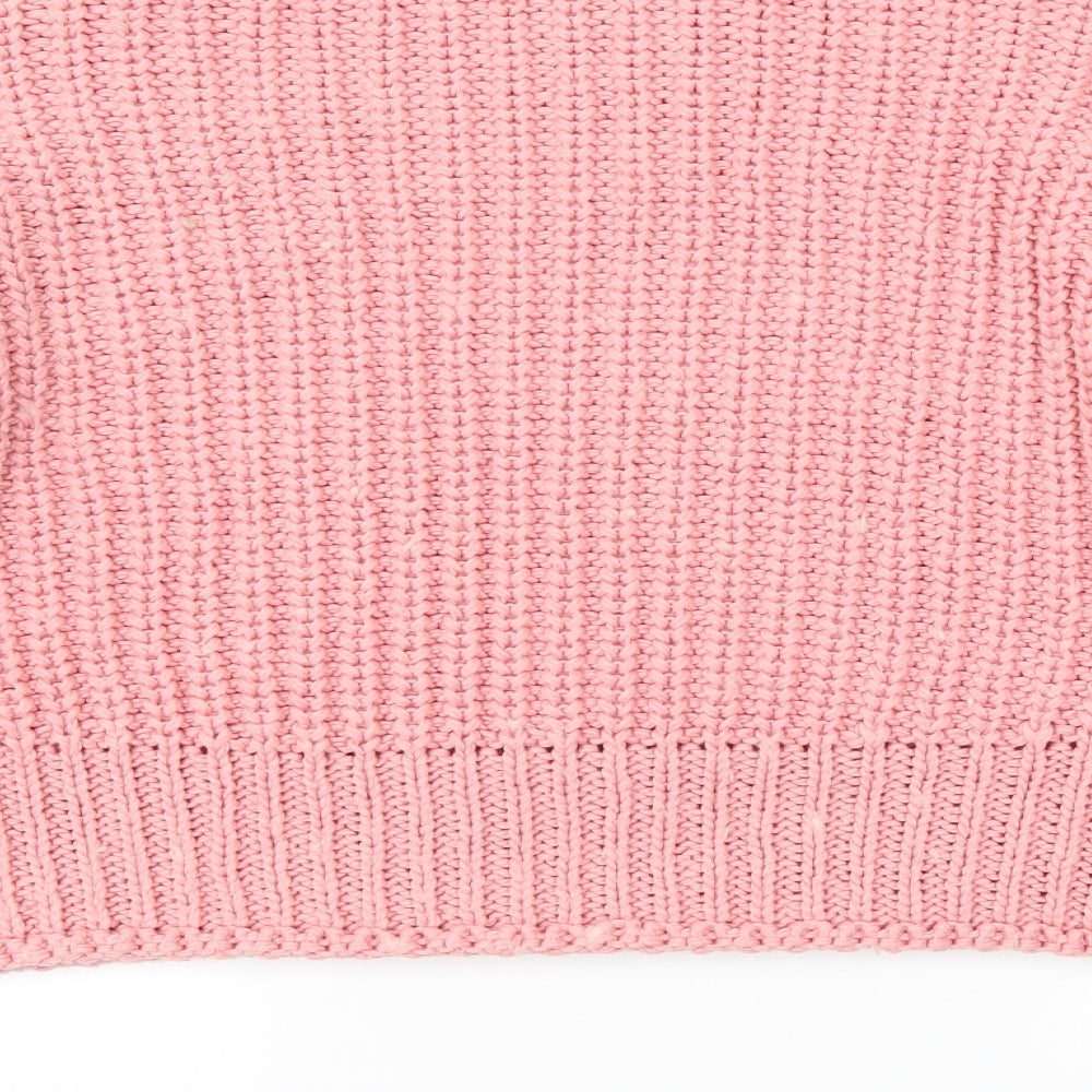 H&M Womens Pink   Pullover Jumper Size M