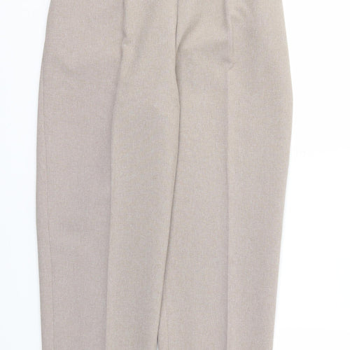 Preworn Womens Brown   Trousers  Size 12 L26 in - Stretch waistband