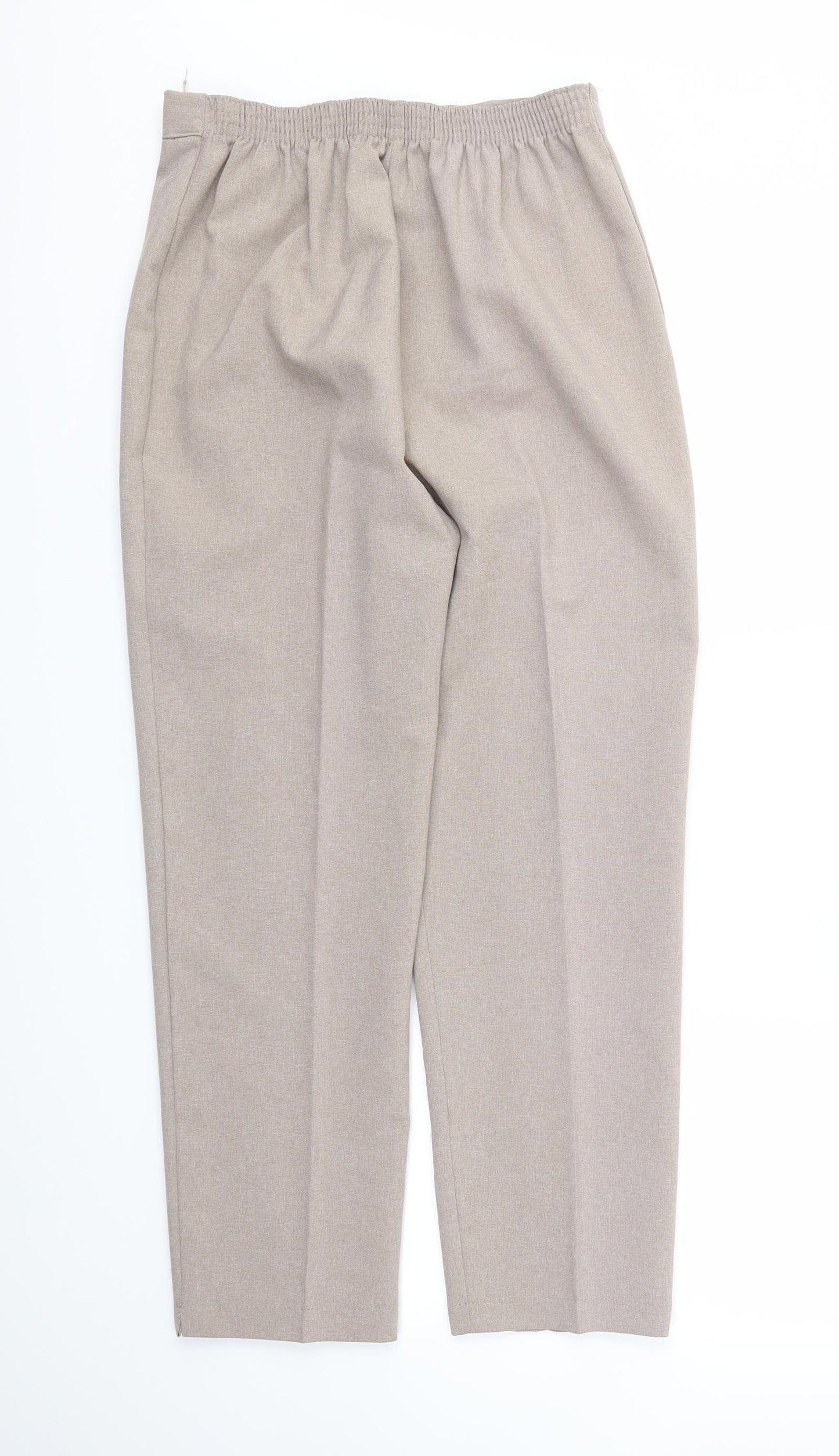 Preworn Womens Brown   Trousers  Size 12 L26 in - Stretch waistband