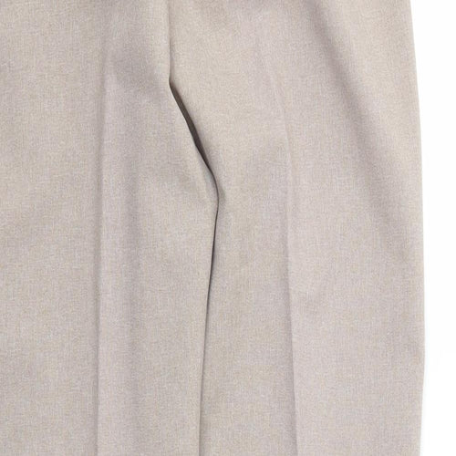 Preworn Womens Brown   Trousers  Size 12 L26 in - Stretch waistband