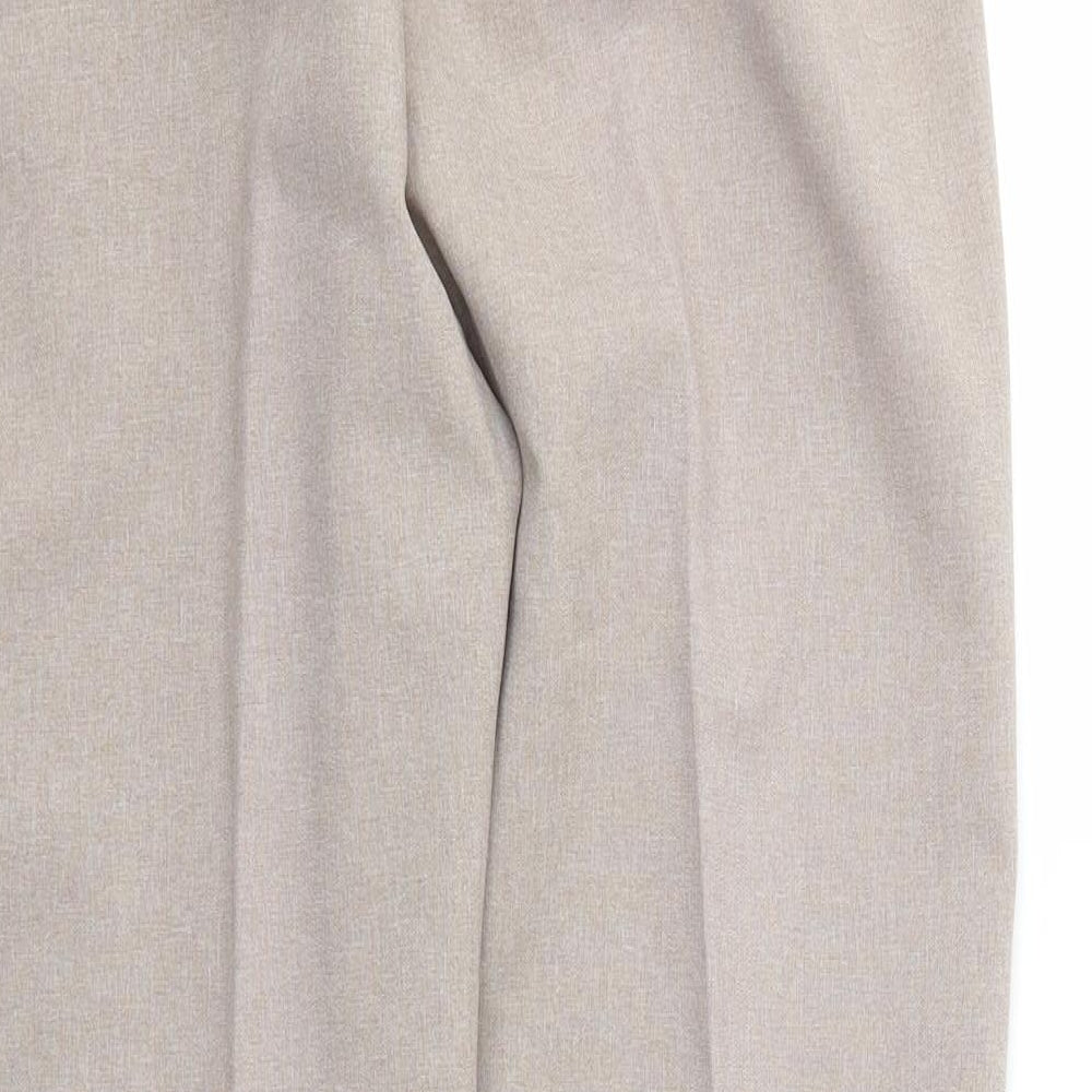 Preworn Womens Brown   Trousers  Size 12 L26 in - Stretch waistband