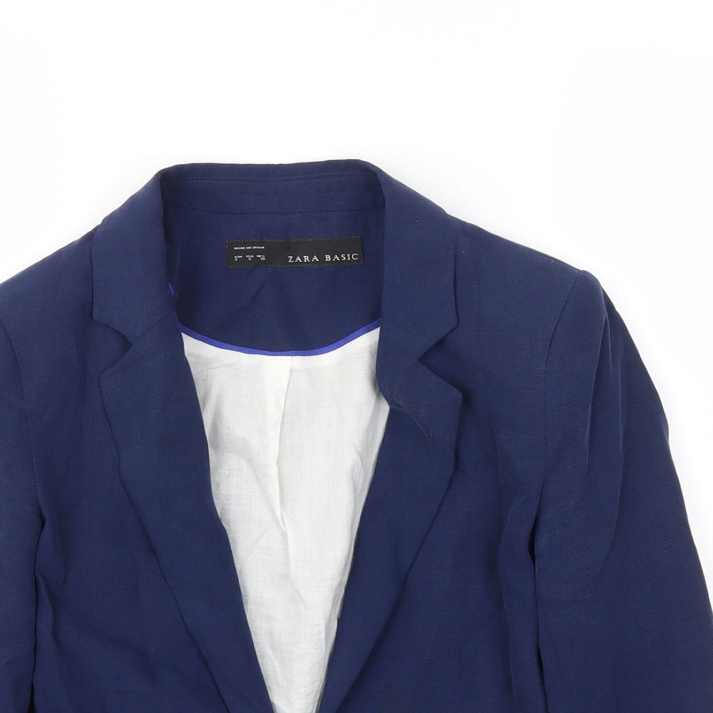 Zara Womens Blue   Jacket Blazer Size S