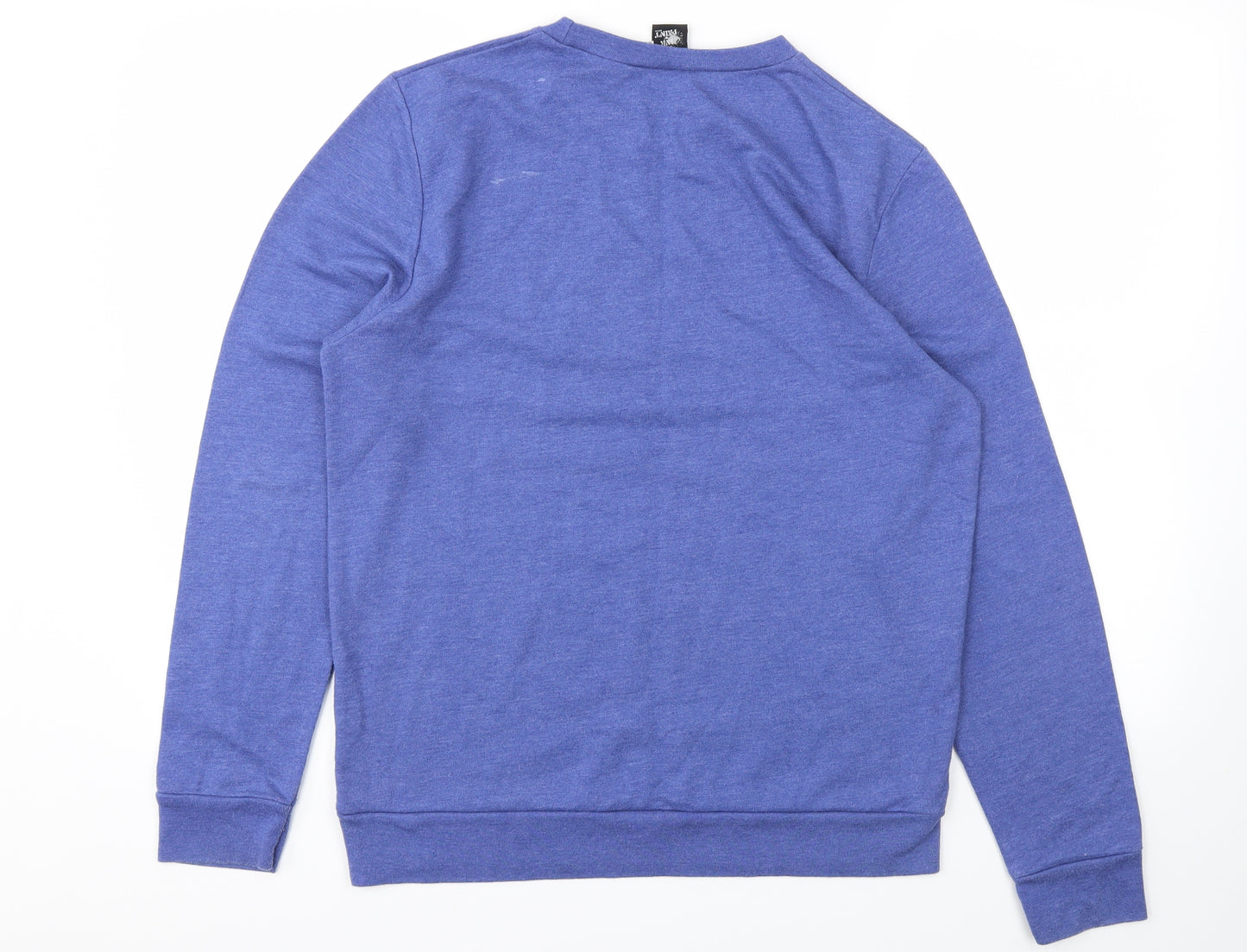 Topshop Womens Blue Animal Print  Pullover Sweatshirt Size M