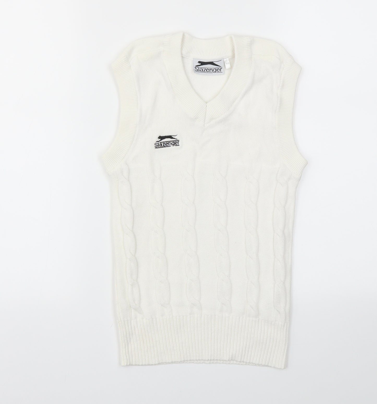 Slazenger Boys White   Pullover Jumper Size 11-12 Years