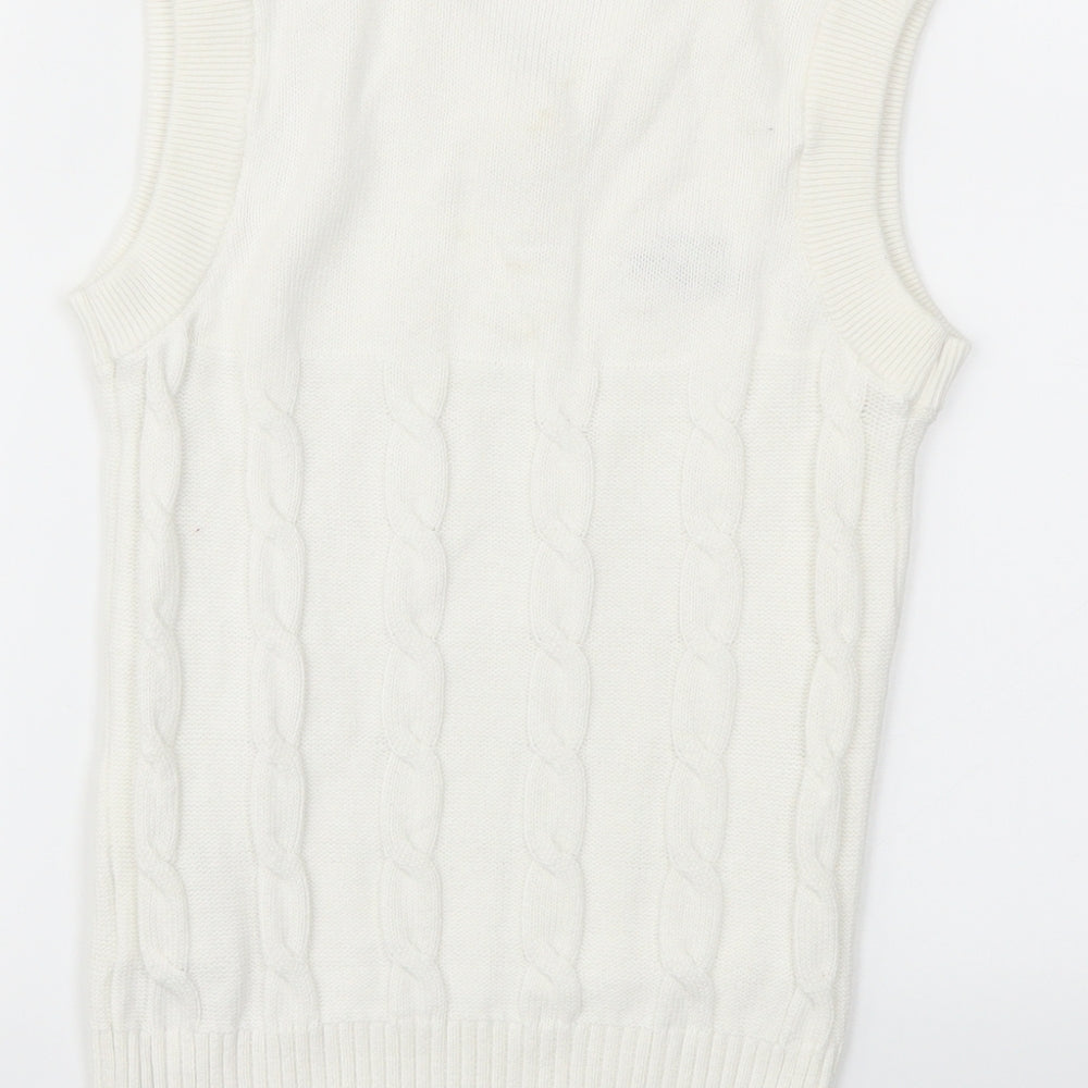 Slazenger Boys White   Pullover Jumper Size 11-12 Years